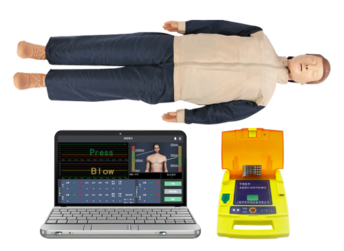 高级多功能计算机控制心肺复苏模拟人（无线版-心肺复苏、AED除颤）