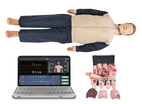 高级多功能计算机控制心肺复苏模拟人（无线版-心肺复苏、创伤）