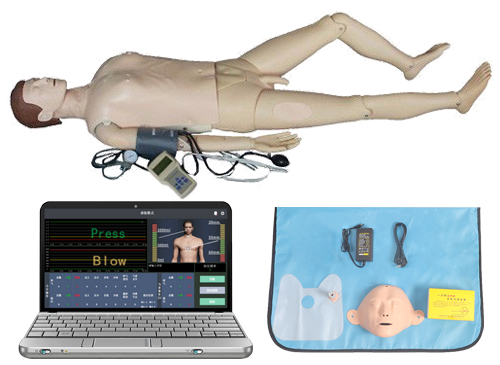高级多功能计算机控制心肺复苏模拟人（无线版-心肺复苏、血压测量、基础护理）